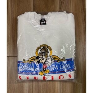 VTG Disney MGM Studios Sweatshirt Mens XL White 90s Phil Savenick Collection